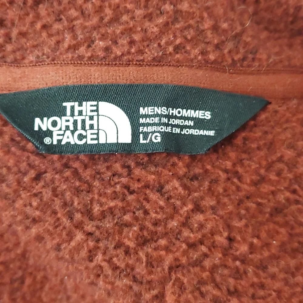 The North Face men sweatshirt pullover 3/4 zipper size L